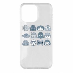 Чехол для iPhone 14 Pro Max Star wars icons - PrintSalon