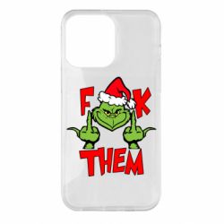 Чехол для iPhone 14 Pro Max The grinch f*ck them - PrintSalon