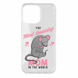 Чехол для iPhone 14 Pro Max The Most amazing mom in the world - PrintSalon