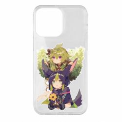 Чехол для iPhone 14 Pro Max Тигнари с Коллеи - PrintSalon