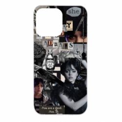 Чехол для iPhone 14 Pro Max Венздей Адамс. - PrintSalon