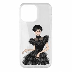 Чехол для iPhone 14 Pro Max Wednesday Sketch - PrintSalon