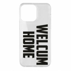 Чехол для iPhone 14 Pro Max Welcum Home - PrintSalon