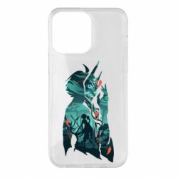 Чехол для iPhone 14 Pro Max Xiao silhouette - PrintSalon