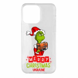 Чохол для iPhone 14 Pro Max З Різдвом Христовим Україно-Грінч і Генератор - PrintSalon