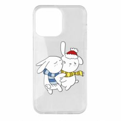 Чехол для iPhone 14 Pro Max Зайцы - PrintSalon