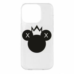 Чехол для iPhone 14 Pro Mickey with a crown - PrintSalon