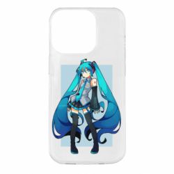 Чехол для iPhone 14 Pro Miku art - PrintSalon
