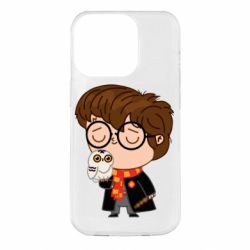 Чехол для iPhone 14 Pro Милый Гарри с совой - PrintSalon