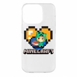 Чохол для iPhone 14 Pro Minecraft Girl - PrintSalon