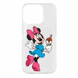 Чохол для iPhone 14 Pro Minnie Mouse and Ice Cream - PrintSalon