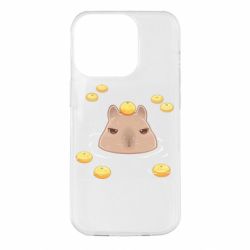 Чехол для iPhone 14 Pro Морда капибары - PrintSalon