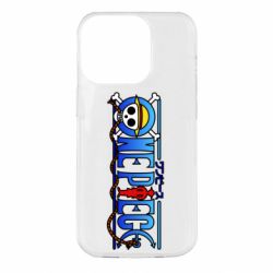 Чехол для iPhone 14 Pro One Piece Logo Skull - PrintSalon