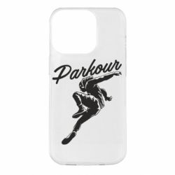 Чохол для iPhone 14 Pro Parkour and jump - PrintSalon