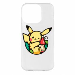 Чехол для iPhone 14 Pro Pikachu with ketchup - PrintSalon