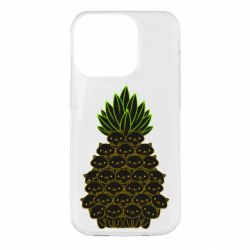 Чехол для iPhone 14 Pro Pineapple cat - PrintSalon