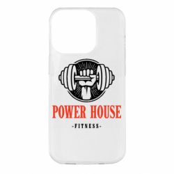 Чехол для iPhone 14 Pro Powerhouse fitness - PrintSalon