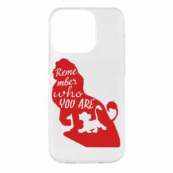 Чехол для iPhone 14 Pro Remember who you are - PrintSalon