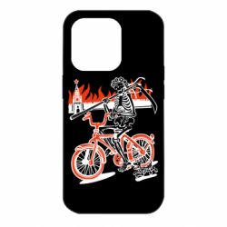 Чохол для iPhone 14 Pro Смерть із косою у вінку! Гарячий кремль - PrintSalon