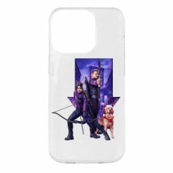 Чехол для iPhone 14 Pro Соколиный глаз и Кейт Бишоп - PrintSalon