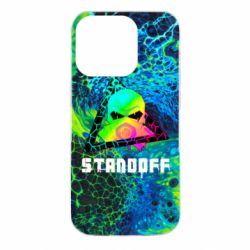 Чехол для iPhone 14 Pro Standoff art skull - PrintSalon