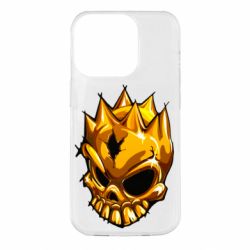 Чохол для iPhone 14 Pro Standoff - Gold Skull