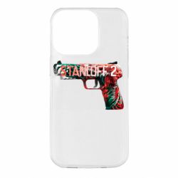 Чехол для iPhone 14 Pro Standoff pistol - PrintSalon