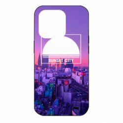 Чохол для iPhone 14 Pro Sunset city - PrintSalon