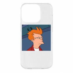 Чехол для iPhone 14 Pro Suspicious Fry - PrintSalon