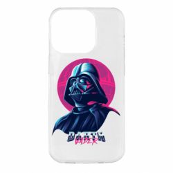 Чехол для iPhone 14 Pro Synthwave Darth Vader - PrintSalon