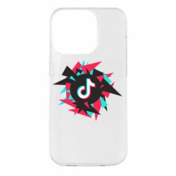 Чехол для iPhone 14 Pro Tik tok vector - PrintSalon