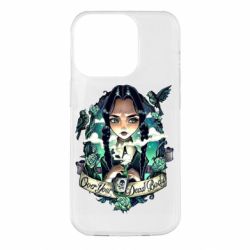 Чехол для iPhone 14 Pro Уэнздей арт - PrintSalon