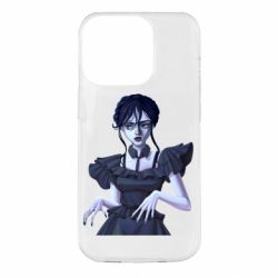 Чехол для iPhone 14 Pro Венздей арт - PrintSalon