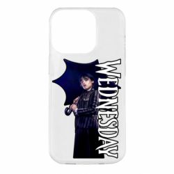 Чехол для iPhone 14 Pro Wendesday Addams - PrintSalon