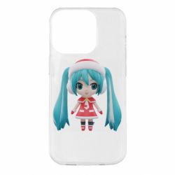 Чехол для iPhone 14 Pro Winter Hatsune Miku - PrintSalon