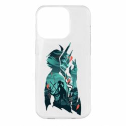 Чехол для iPhone 14 Pro Xiao silhouette - PrintSalon