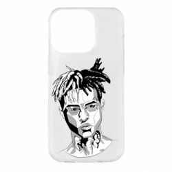 Чехол для iPhone 14 Pro XXXTentacion Monochrome Art - PrintSalon