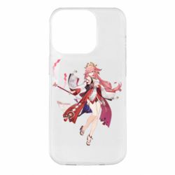 Чохол для iPhone 14 Pro Яэ Мико арт - PrintSalon