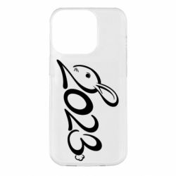 Чехол для iPhone 14 Pro Заяц 2023 - PrintSalon