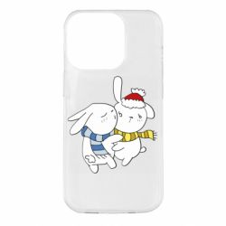 Чехол для iPhone 14 Pro Зайцы - PrintSalon