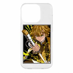 Чехол для iPhone 14 Pro Zenitsu - PrintSalon