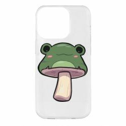 Чехол для iPhone 14 Pro Жабо-гриб - PrintSalon