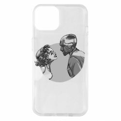 Чехол для iPhone 14 Retro Wanda and Vision - PrintSalon