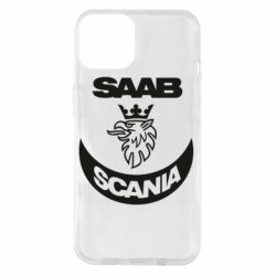 Чехол для iPhone 14 Scania SAAB logo - PrintSalon