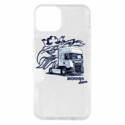 Чехол для iPhone 14 Scania watercolor art - PrintSalon