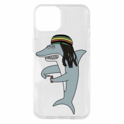 Чехол для iPhone 14 Shark Rastaman - PrintSalon