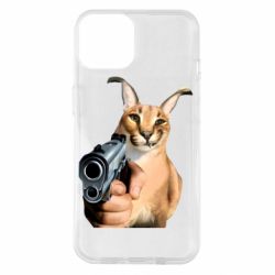 Чехол для iPhone 14 Шлепа с пистолетом - PrintSalon