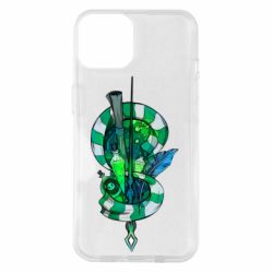 Чехол для iPhone 14 Символы Слизерина - PrintSalon