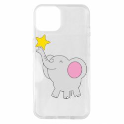 Чехол для iPhone 14 Слон со звездочкой - PrintSalon