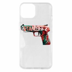 Чехол для iPhone 14 Standoff pistol - PrintSalon